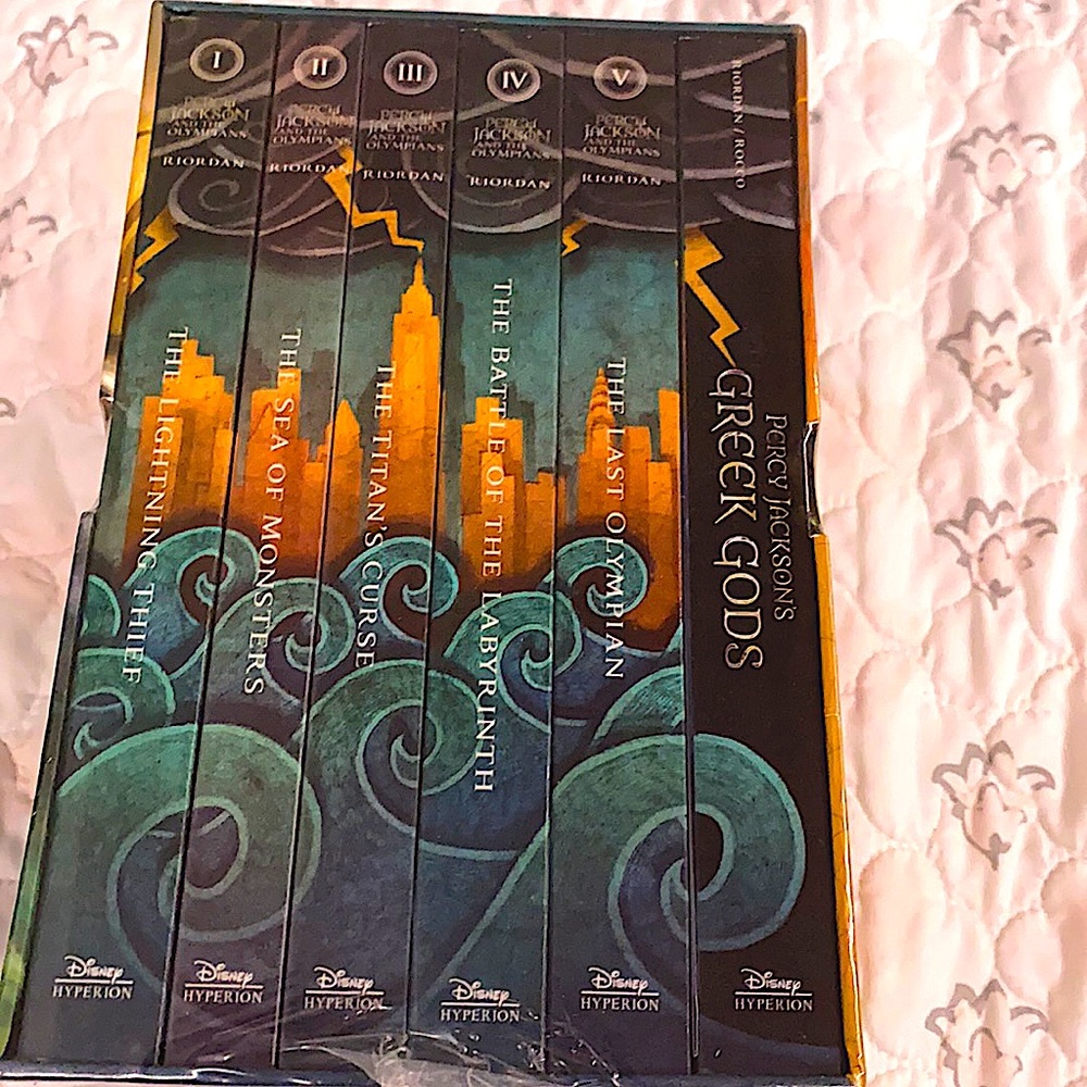Peter jackson books! “The Greek Gods.”